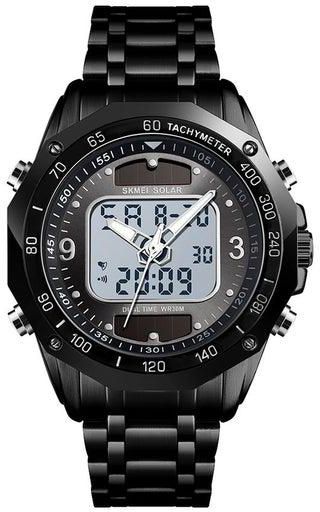 Men's Multifunctional Stainless Steel Digital Watch J3928B-KM