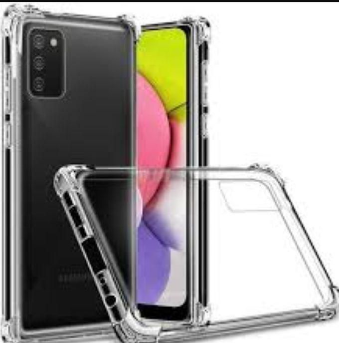 Back Defender Anti Shock Case For Samsung Galaxy A03S - Clear