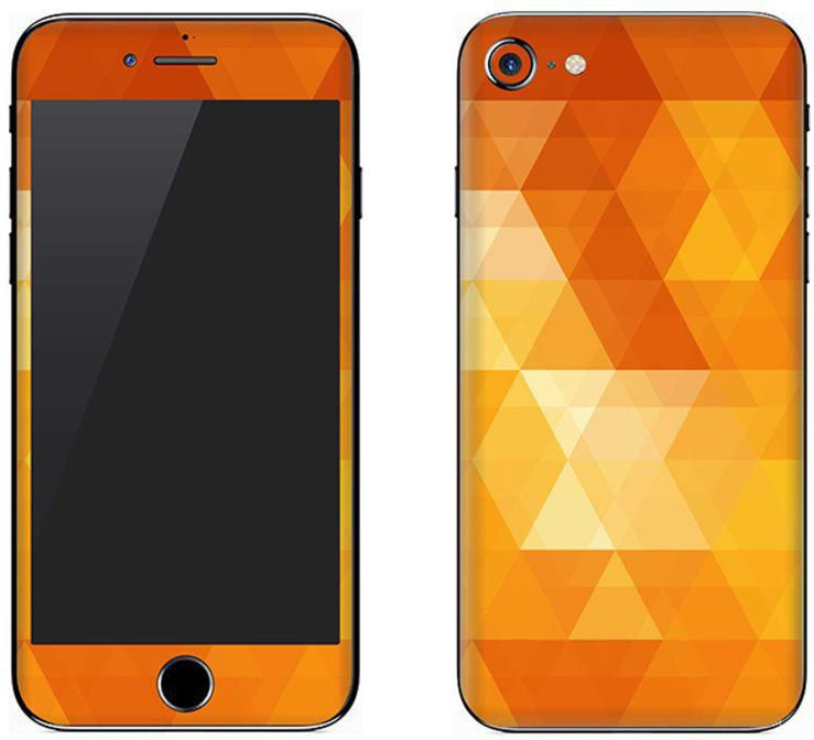 Vinyl Skin Decal For Apple iPhone 8 Gold Rush