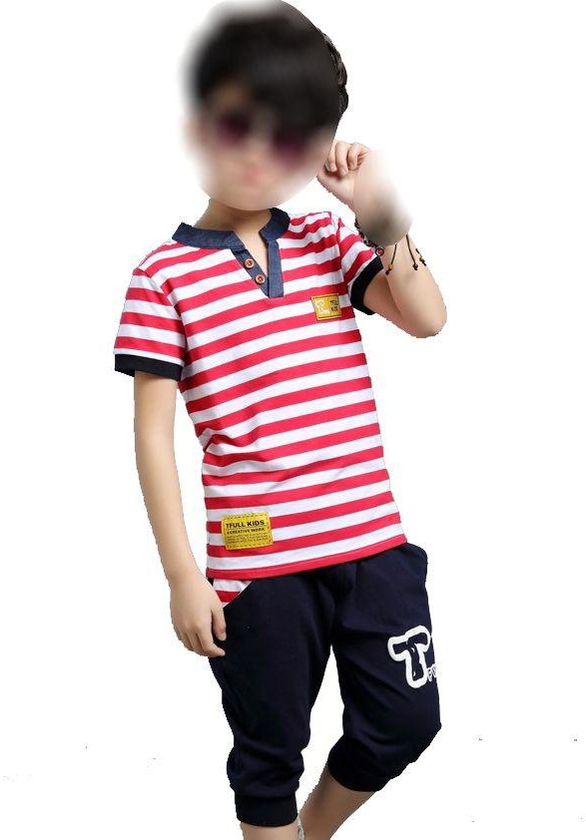 For Boys 9 - 10 Years , Multi Color - Two Pieces Wear