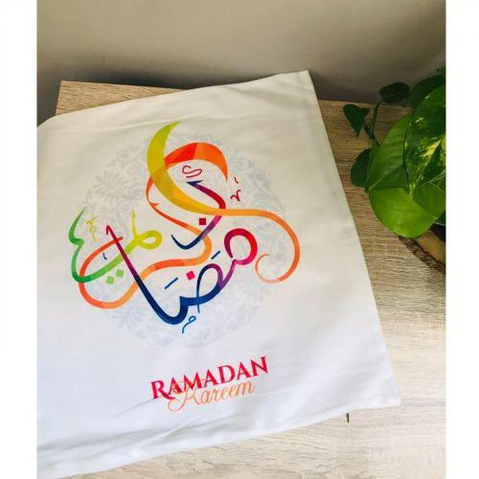 غطاء مخدة رمضانيه مبهجه جدا لااجواء رمضانيه رائعه و مختلفة