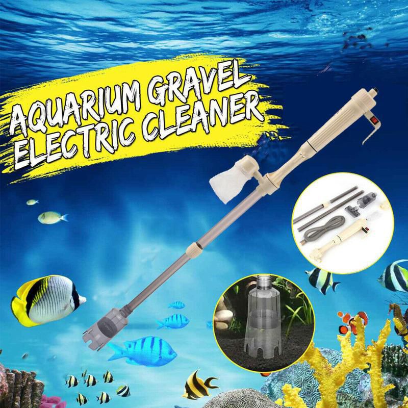 Gdeal Battery Water Pump Aquarium Fish Tank Cleaner Kit (Black)