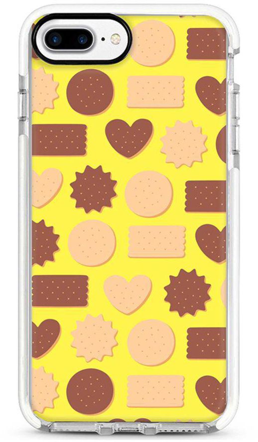 Protective Case Cover For Apple iPhone 7 Plus Hearty Biscuits Full Print