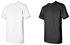 Fashion Black & White Round Neck Cotton T-shirts