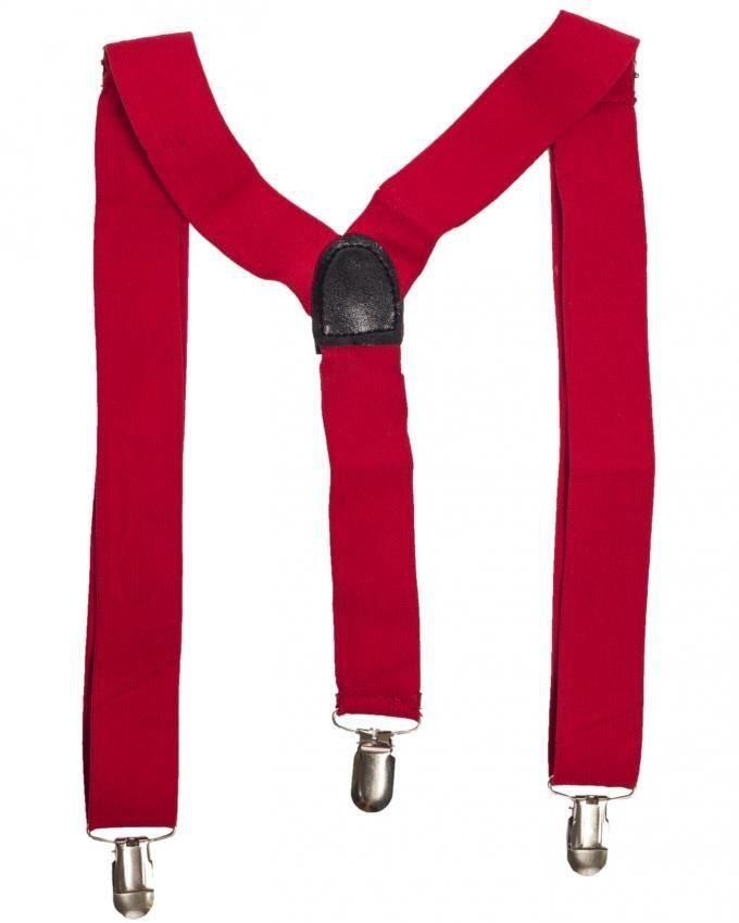 Men's Suspender Belt Red