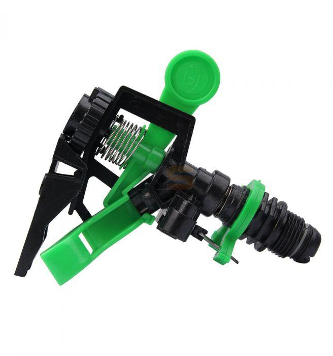 LNS-1 Plastic Rocker Lawn Sprinkler Green and Black