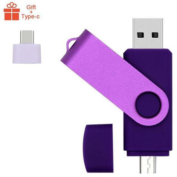 Otg Pendrive 2.0 64gb 32gb Micro Flashdrive 8gb 16gb 4gb Usb Flash Drive For Android Pc Tf/sd Card Adapter Mobile Phone Adapters