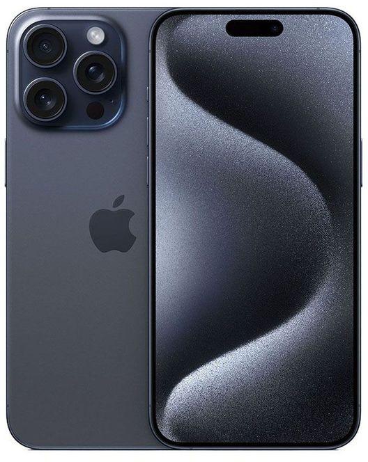 Apple ابل ايفون 15 برو ماكس - 256 جيجا بايت - تيتانيوم أزرق