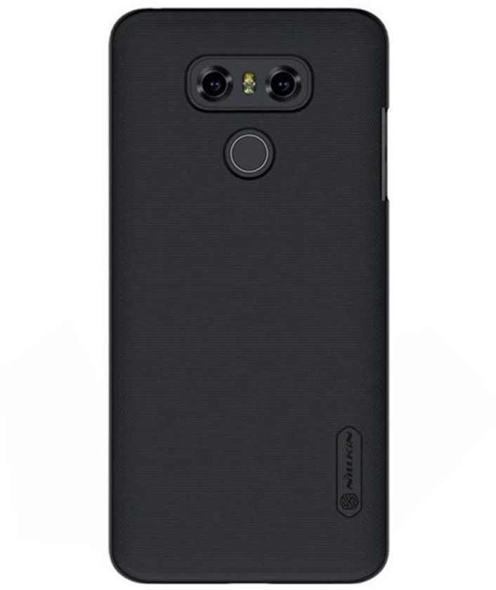 Frosted Back Cover With Screen Protector For LG G6 Black