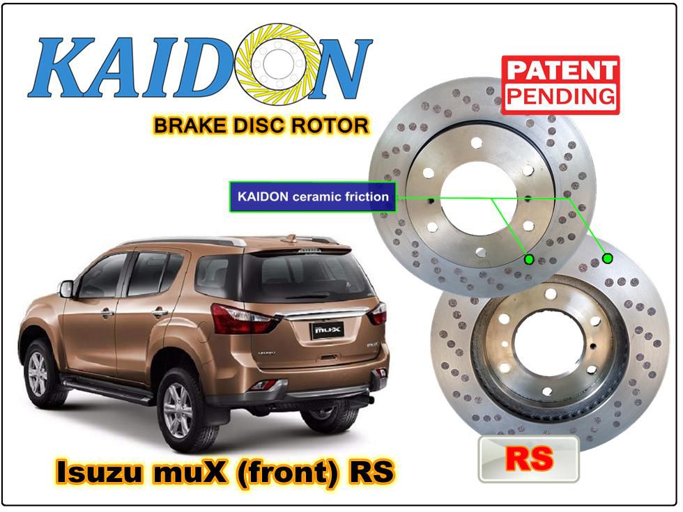 Kaidon-brake Isuzu muX Disc Brake Rotor (front) type "RS" spec