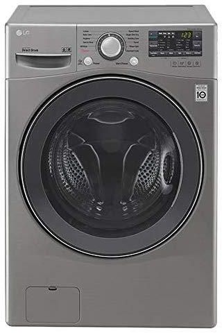 LG 13Kg Washer & 8Kg Dryer, 1400 RPM Free Standing Washer & Dryer with 6 Motion Inverter Direct Drive Motor, Silver - F0K6DMK2S2, 1 Year Warranty