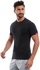 Set Of (4) Cottonil Casual T-Shirts Round Neck -For Men Gray-Black-White-Navy