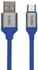 SBS Micro USB Charging and Data Transfer Cable, 1.5 meters - Blue