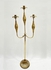 Modern gold three-headed candle holder 120 cm
