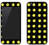 Vinyl Skin Decal For Apple iPhone 6S Plus Yellow Dots