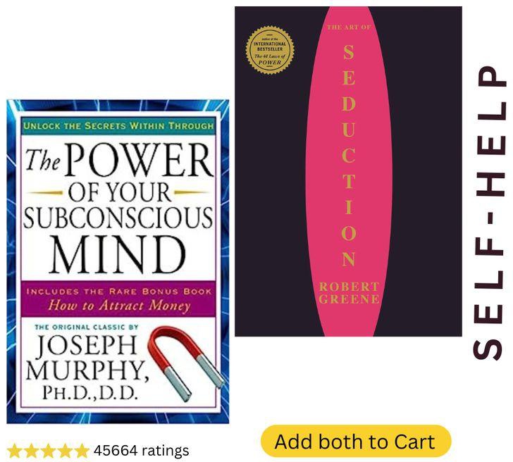 The Power Of The Subconscious Mind By Joseph Murphy + The Art Of Seduction By Robert Greene