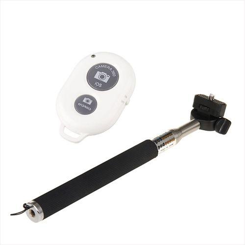 Extendable Handheld Monopod Z07-1 for Cameras & Smart Phones  with Ashutb Bluetooth Wireless Remote Shutter