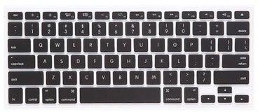 غطاء لوحة مفاتيح لجهاز أبل ماك بوك برو/ آير/ ريتينا مقاس 13.3 بوصة أسود