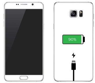 Vinyl Skin Decal For Samsung Galaxy Note 5 Battery Charging