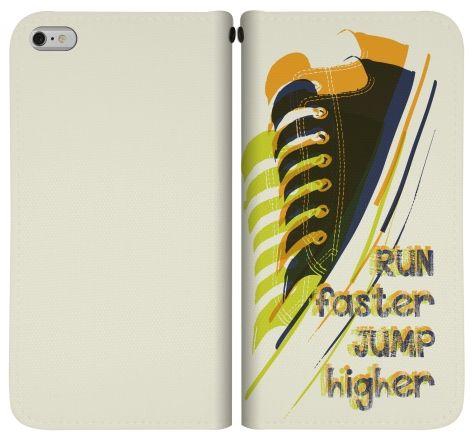 Stylizedd  Apple iPhone 6 Premium Flip case cover - Run Faster, Jump Higher  I6-F-239