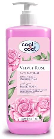 Cool & Cool Velvet Rose 500ml Hand Wash- Anti-bacterial, Soft & Moisturized Hands