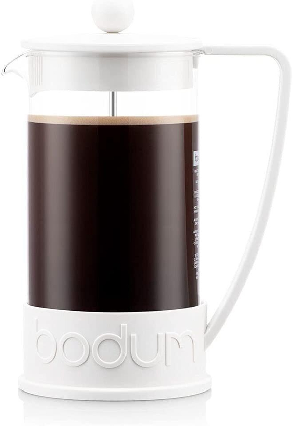 Bodum Brazil 8 Cup French Press Coffee Maker, Off White, 1.0 L, 34 Oz