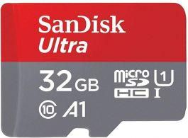 Sandisk Ultra Class 10 Micro SDHC Card, 32GB - SDSQUNR -032G-GN6MA