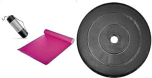 Bundle SportQ Yoga Mat Non Slip 10mm 72 * 24inch + Dumbbell tire weight 2.5kg