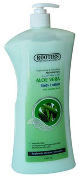 Rooties Herbal Extracts Aloe Vera Body Lotion With Vitamin A & E-1000ml