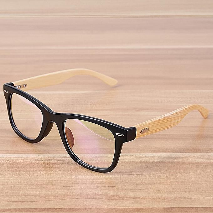 Fashion Korean Fashion Glasses Bamboo Eyewear Frames for Men Women