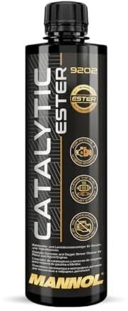 MANNOL 9202 Catalytic Ester 450ml - Synthetic Additive Fuel System and Exhaust System Cleaner for all Petrol and Hybrid Engines - Made in Germany