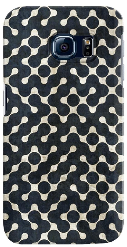 Stylizedd Samsung Galaxy S6 Edge Premium Slim Snap case cover Matte Finish - Connect the dots - Black