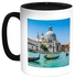 Venice Printed Coffee Mug Black/White