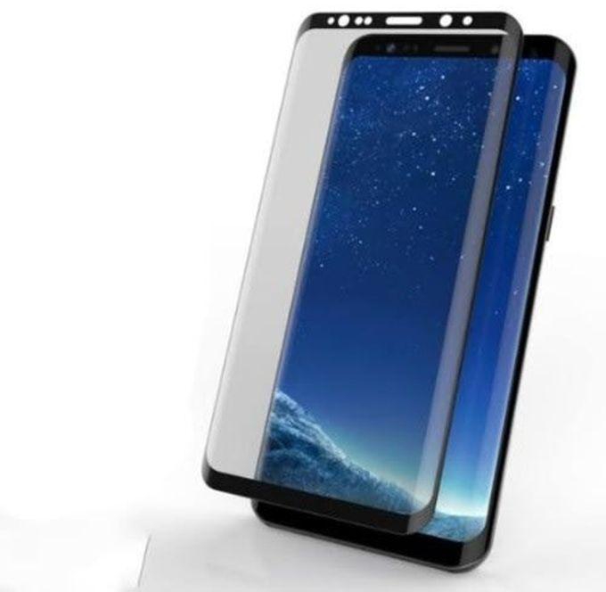 Glass Screen Protector For Samsung Galaxy S8 - Black