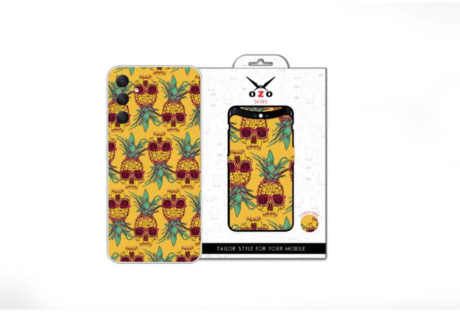 OZO Skins Pinapple Skull Yellow (SE126PSY) For Samsung Galaxy A04s