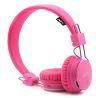 GranVela X2 Foldable Stereo Wireless Bluetooth Headphones with Micro SD TF Card - Pink