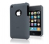 SBS LFCB30S Hard Back Cover for Apple iPhone 3G - Gray