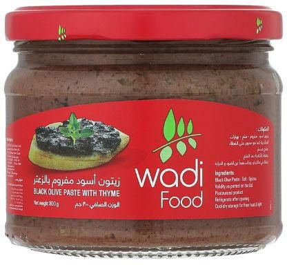 Wadi Food Minced Black Olives With Thyme - 300 g