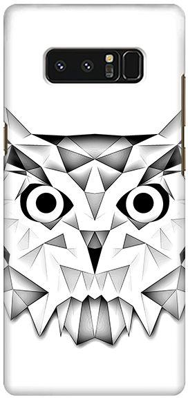 Stylizedd Samsung Note 8 Slim Snap Case Cover Matte Finish - Poly Owl