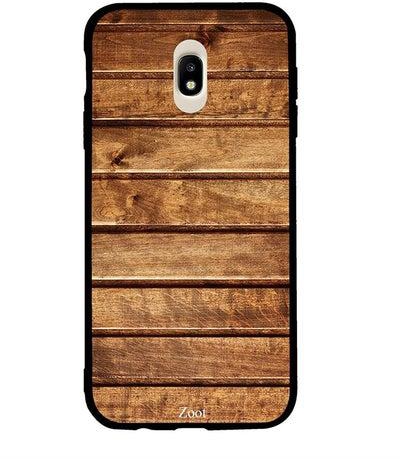 Protective Case Cover For Samsung Galaxy J7 Pro Wood Piece Pattern