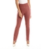 Esla Lined Classic Suede Straight Pants - Dark Dusty Rose
