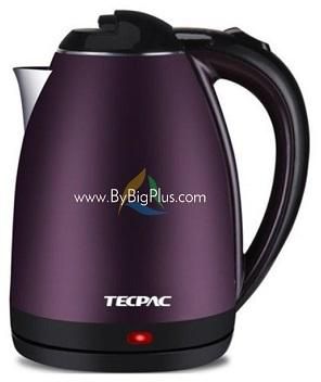 Tecpac Stainless Steel Jug Kettle 2.0L Weight 1.3k (3 Colors)