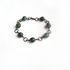 Lizzy Crafts Handmade green agate stones bracelet