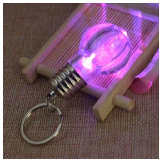 Universal 1pcs Creative Colorful Changing LED Flashlight Light Mini Bulb Lamp Key Chain Ring Keychain Clear Lamp Torch Keyring H01