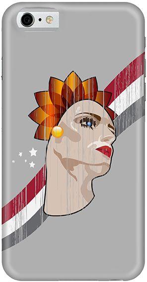 Stylizedd  Apple iPhone 6 Premium Slim Snap case cover Matte Finish - Lady Liberty (Grey)  I6-S-218
