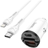 NZ2 Link PD30W+QC3.0 car charger set(Type-C to iP)