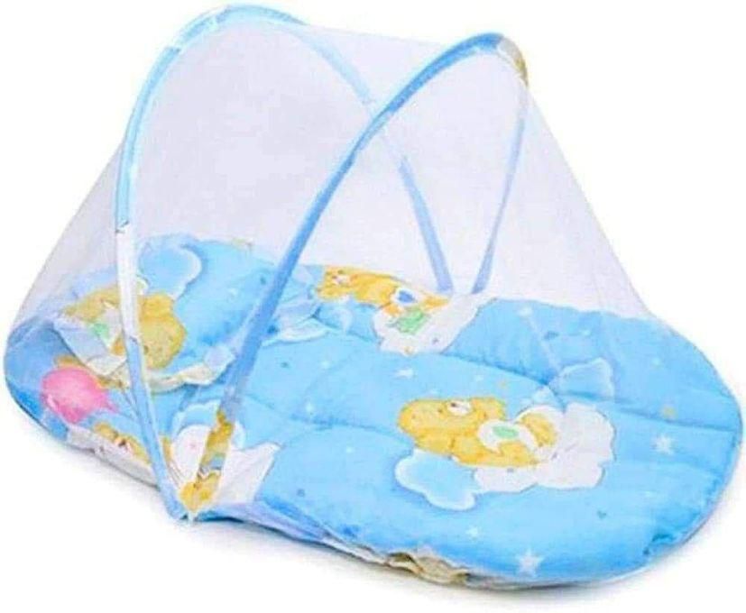 Foldable Baby Safety Mosquito Net - Blue