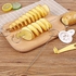 Spiral Potato Slicer, Manual Spiral Slicer With 4 Stainless Steel Sticks