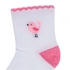 Gymboree 241614335 Bird and Hearts 2 Pack Socks - White, 18-24 Months