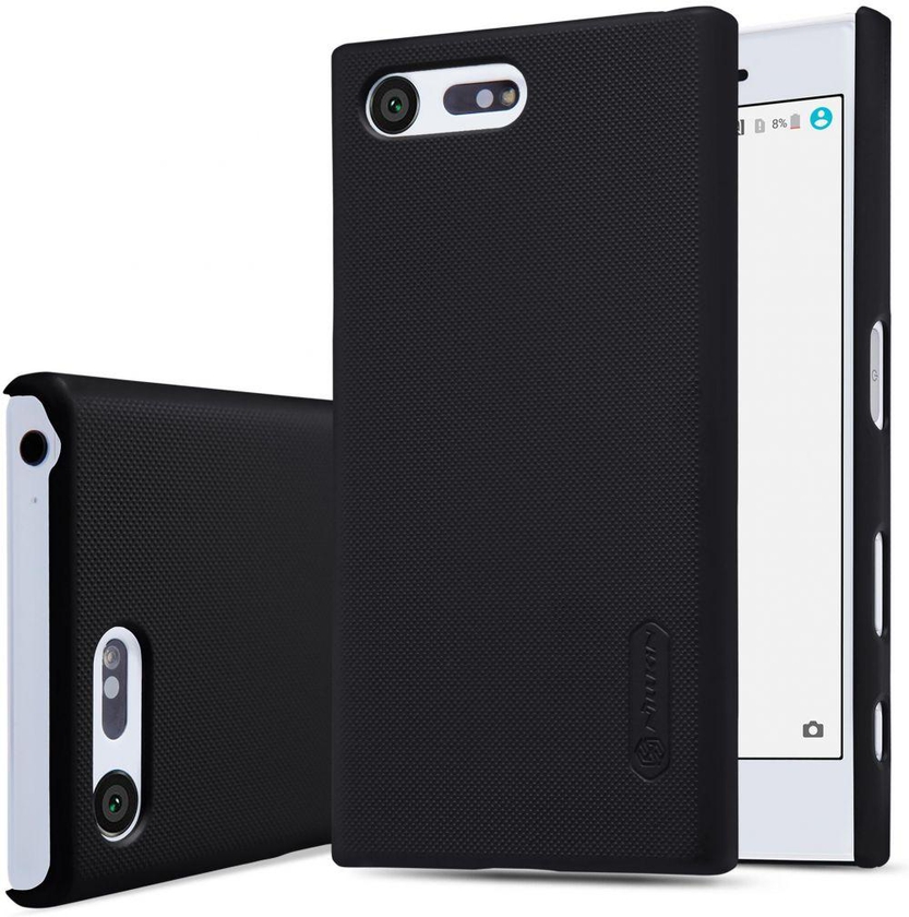 Sony Xperia X Compact Nillkin Super Frosted Shield Back Case [Black Color]